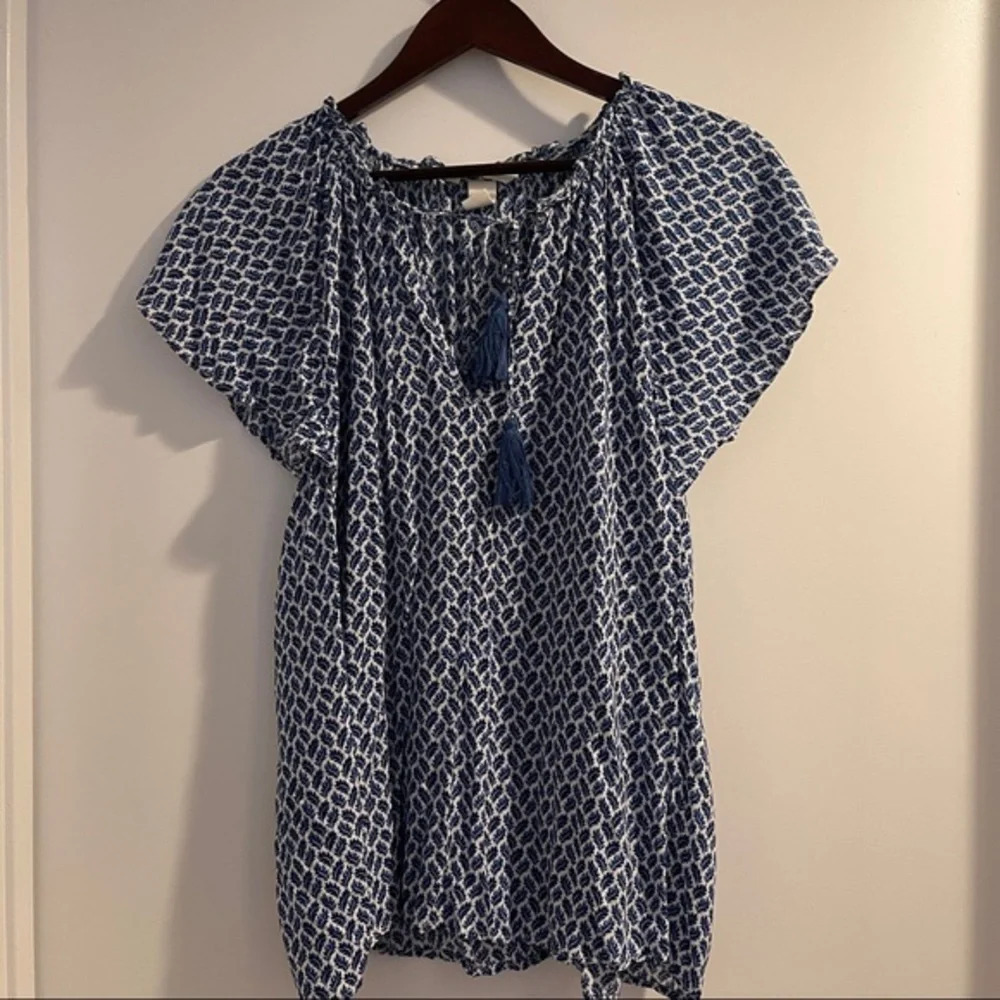 Top short sleeves 18 blue H&M